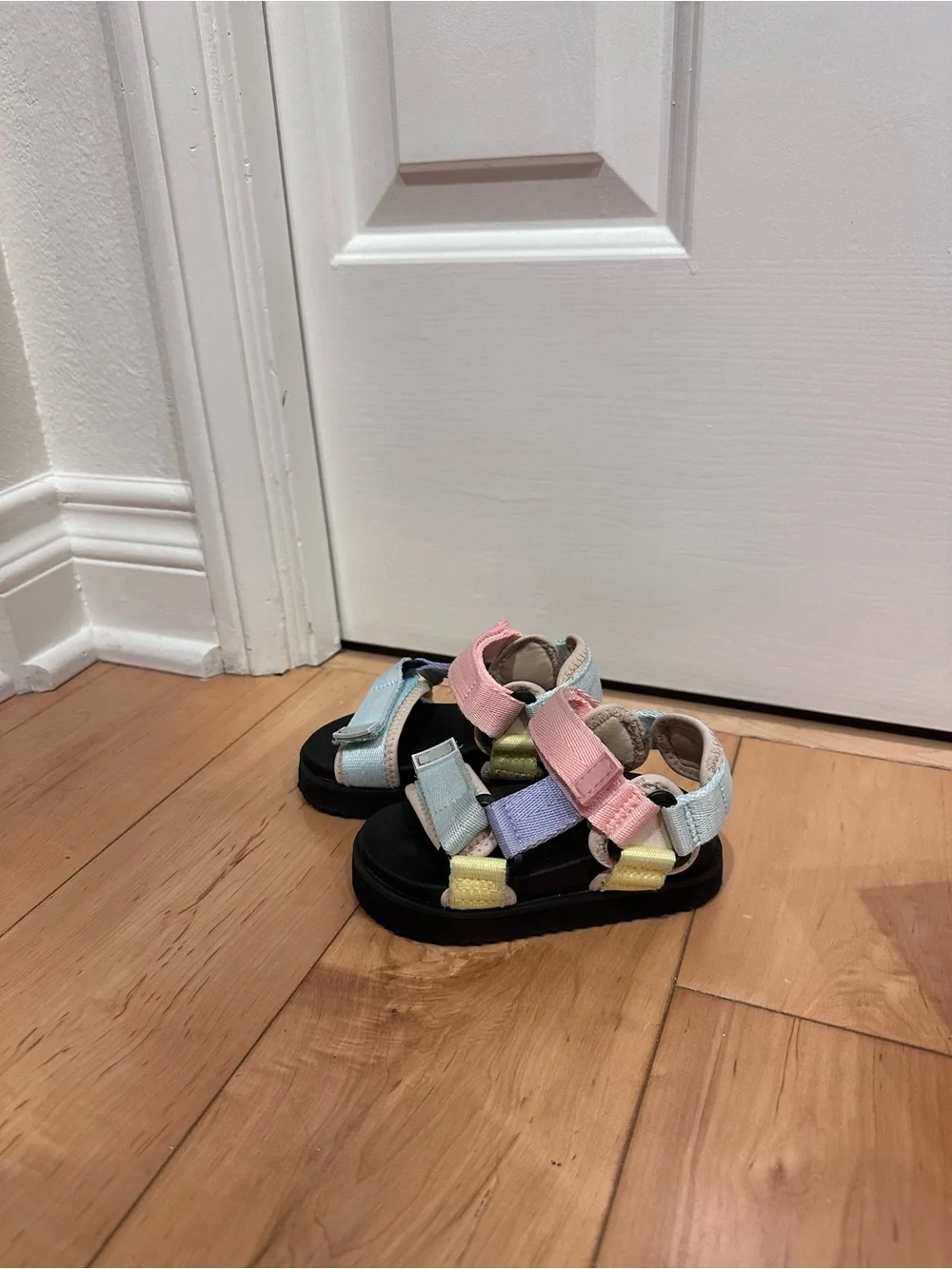 GAP Kids Pastel Strap Sandals in Pink, Blue, Yellow, Lavender